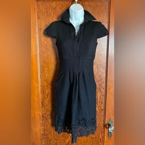 BCBG Maxazria Ponte Midi Dress Sz XS